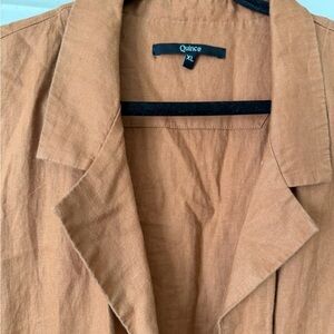 Quince Women's burnt orange dress